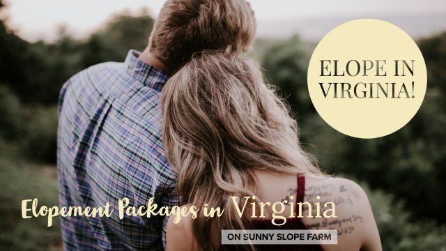 Elope in Virginia On Sunny lope Farm