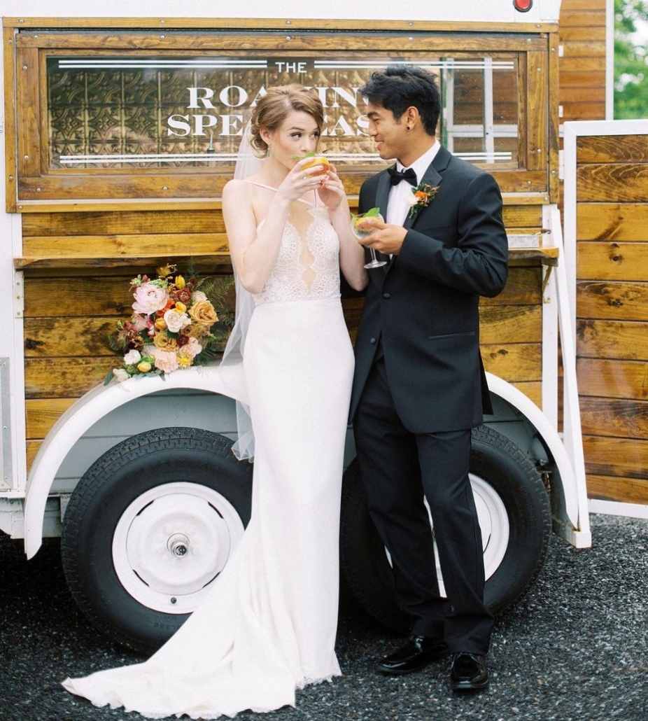 10 of the Best Mobile Bar Carts for Your Wedding