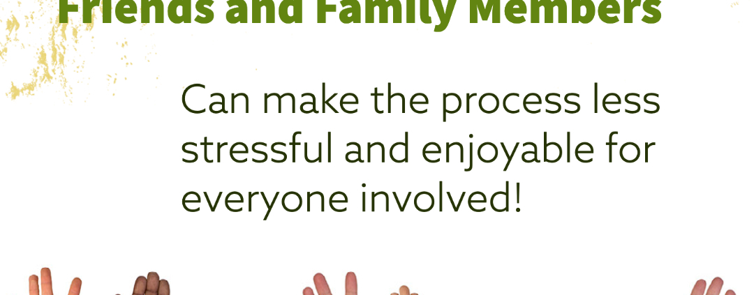 Delegate wedding tasks to your friends and family