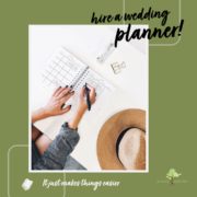 hire a wedding planner