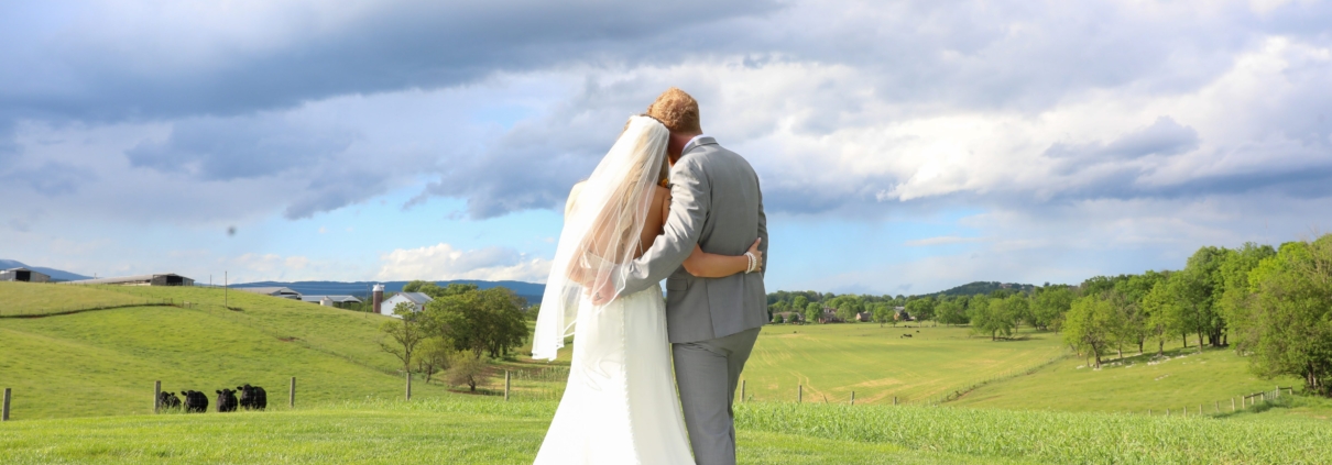Chloe and Tanner married at On Sunny Slope Farm Spring 2024