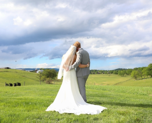 Chloe and Tanner married at On Sunny Slope Farm Spring 2024