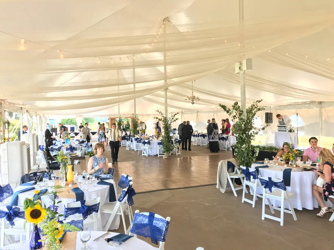 Enhanced Reseption The Charm of Reception Tents for Weddings in Harrisonburg